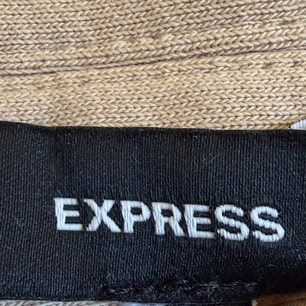 Express Beige Tailored Blazer Jacket Adjustable B… - image 3